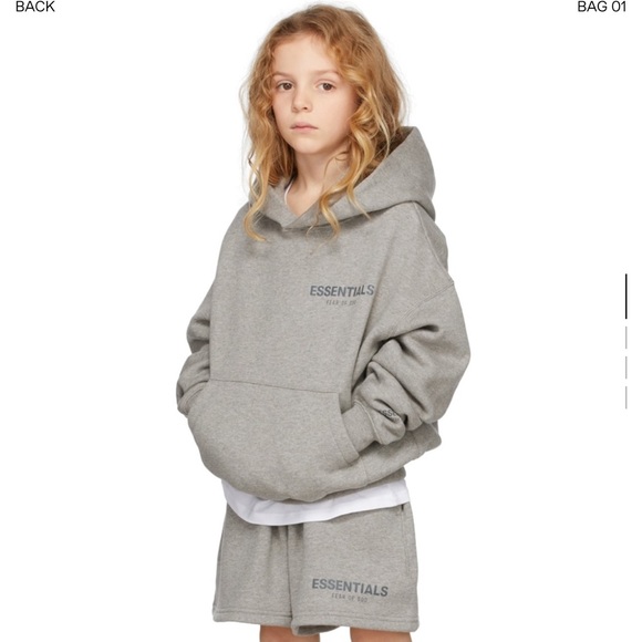 Essentials Grey hoodie - Picture 2 of 6